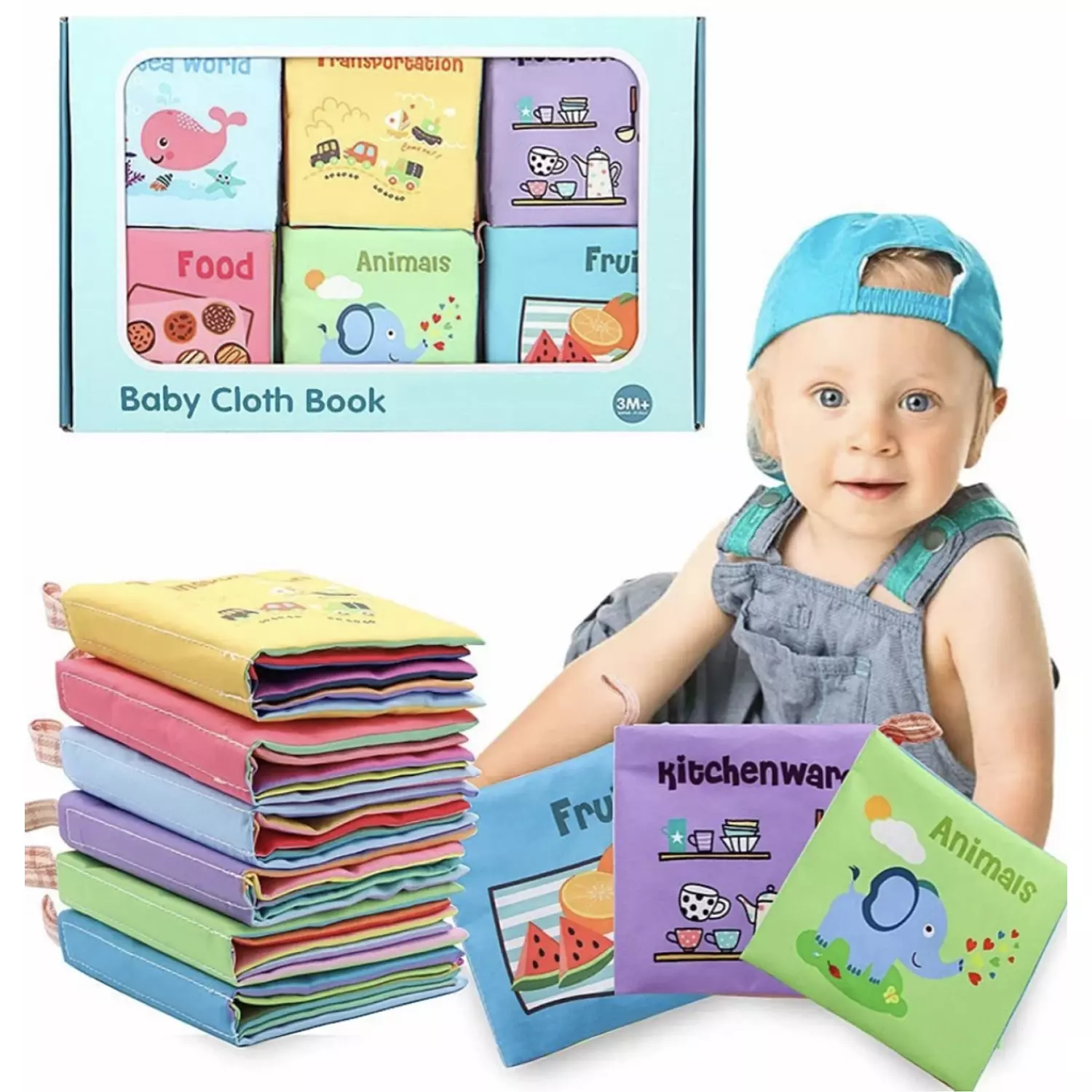 Baby cloth book 0