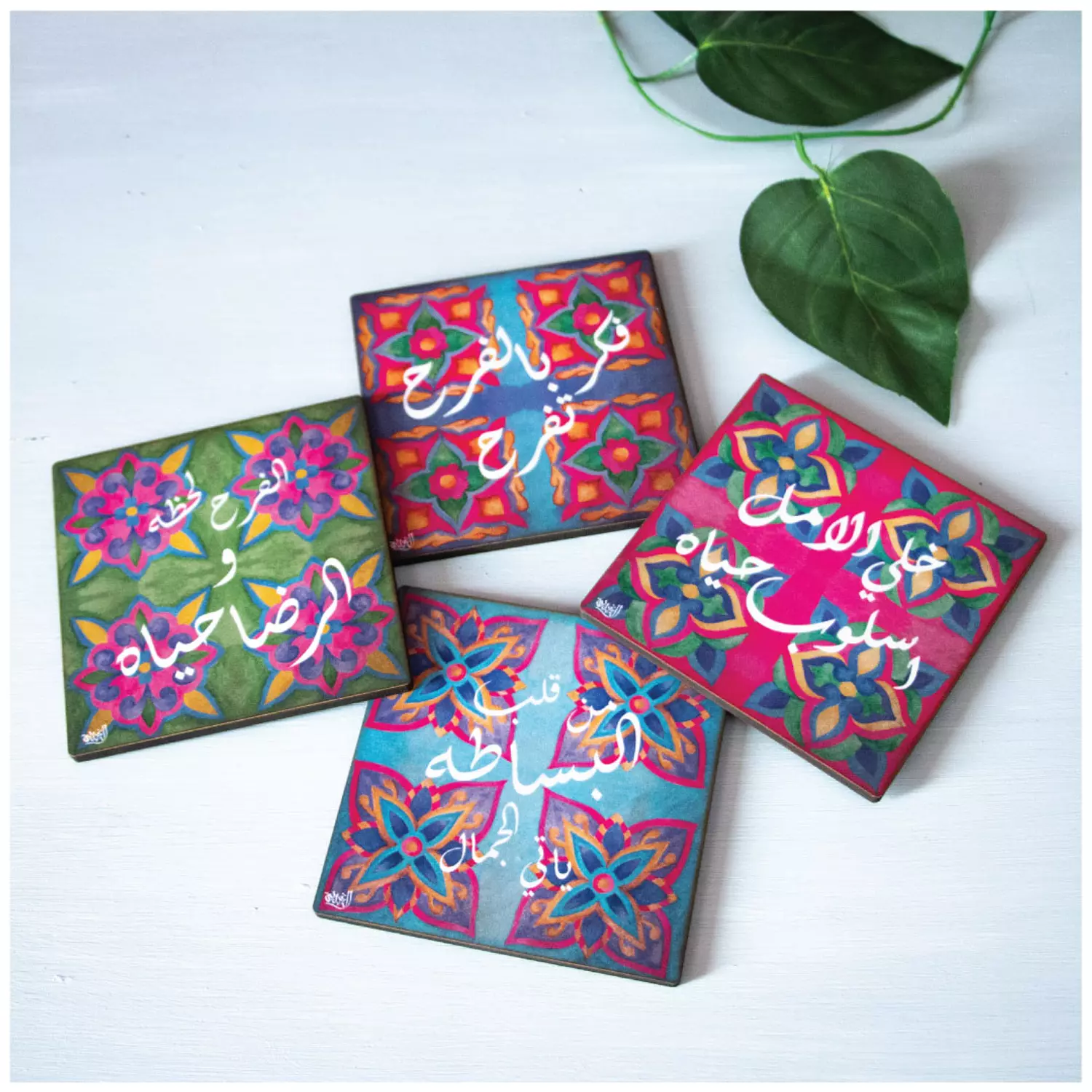 Calligraphy Printed Coaster hover image