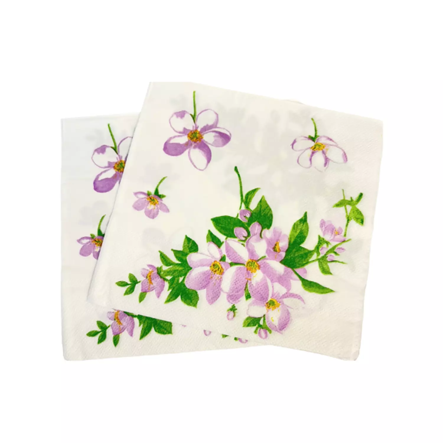 Purple Flowers Napkins hover image