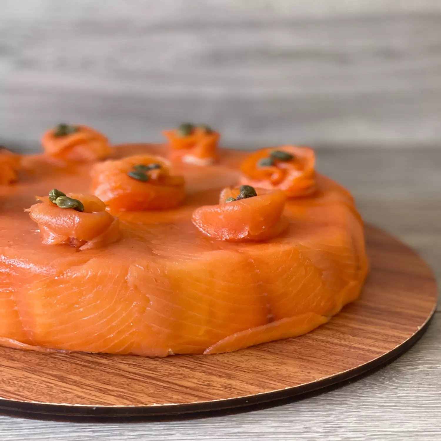 Norwegian Smoked Salmon Cake hover image