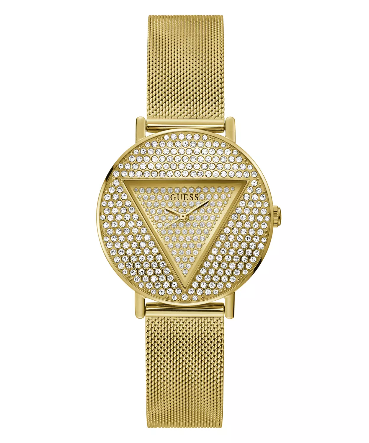GUESS GW0477L2 ANALOG WATCH  For Women Gold Stainless Steel/Mesh Polished Bracelet  hover image