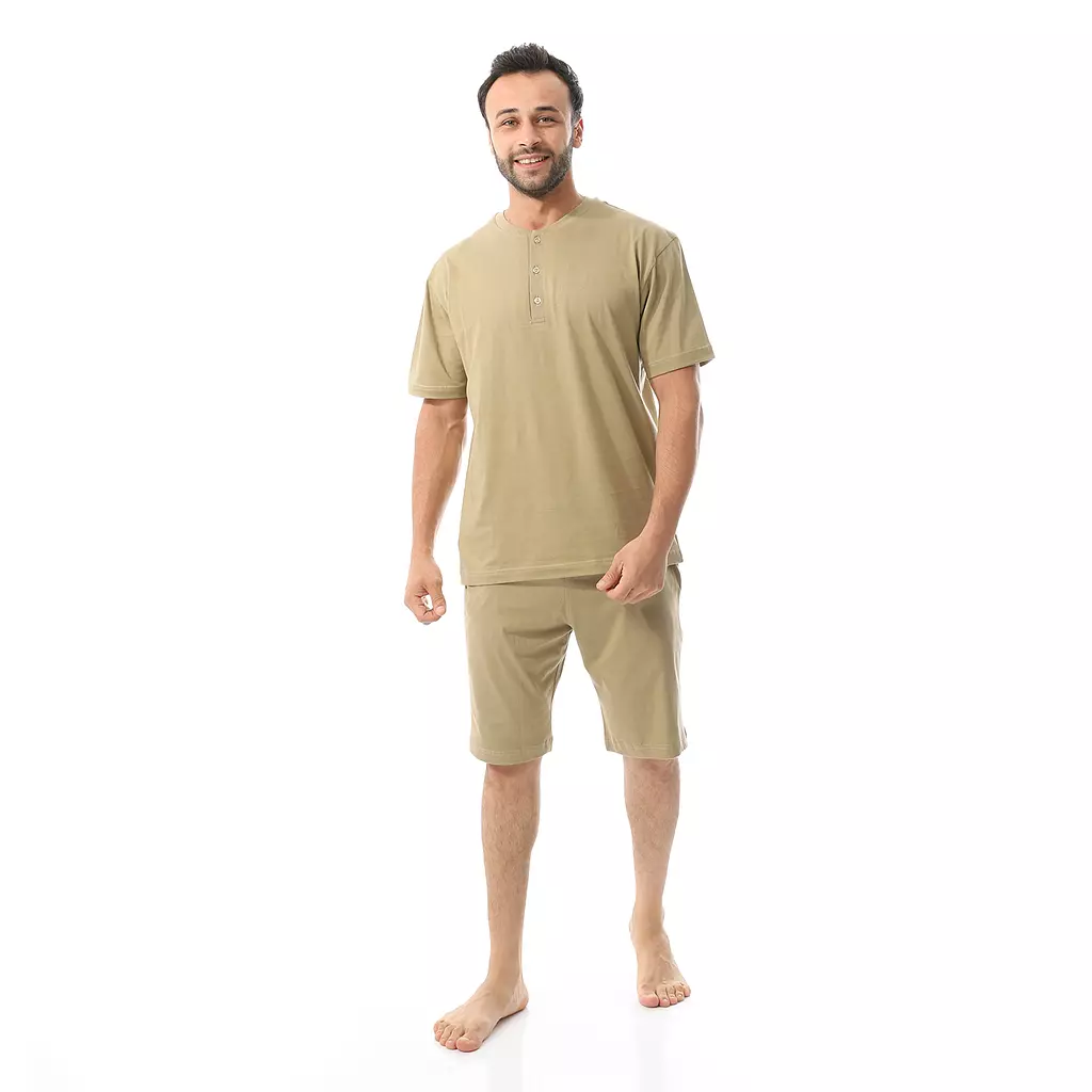 Men Short Training - 2490 - Beige