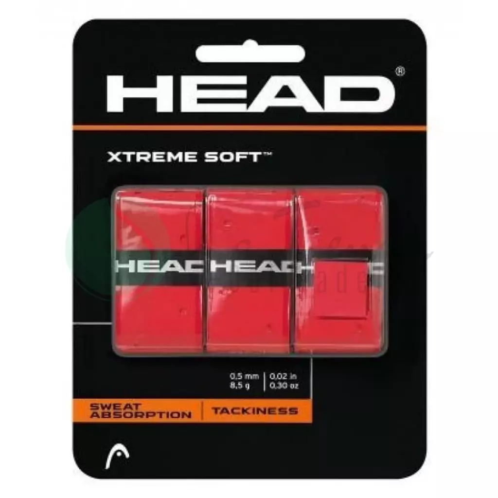 Head Xtreme Soft Red Overgrip (Pack of 3)