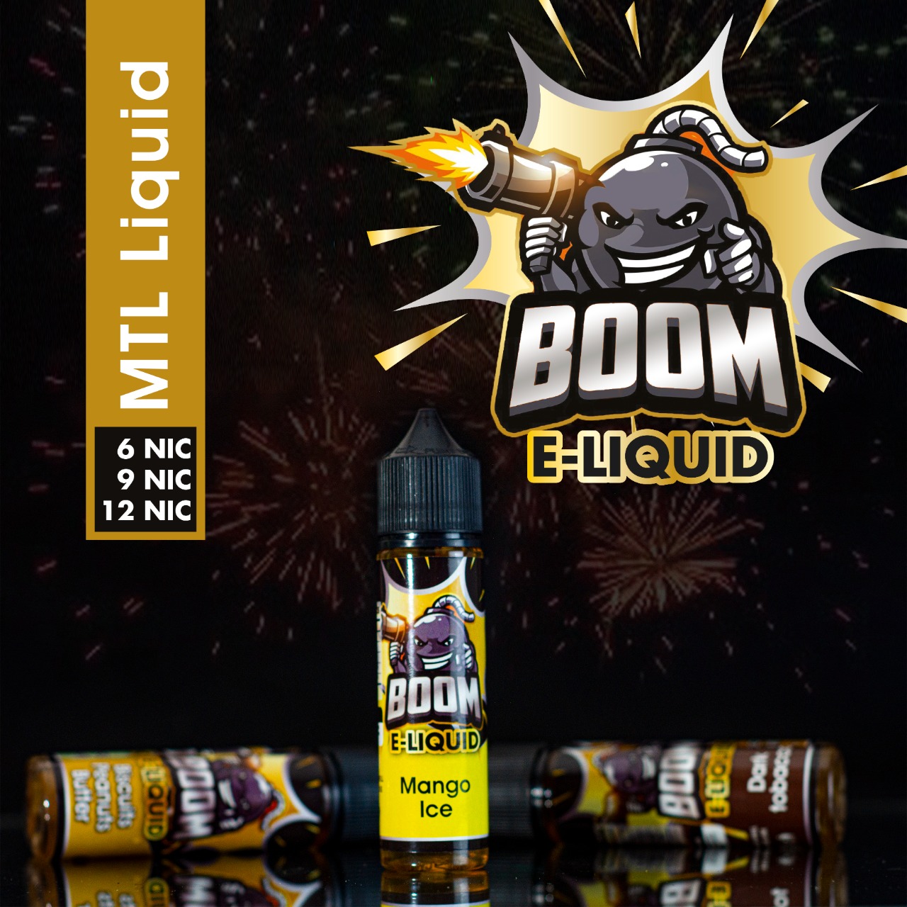 Boom E - Liquid 60ML (MTL 50/50) 6