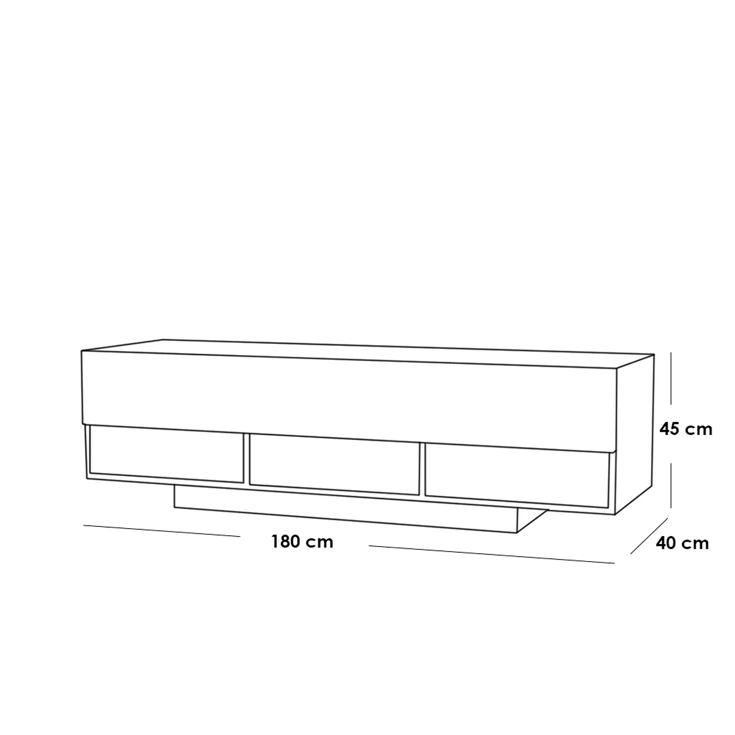 LCD Unit 180x40x45 cm - Artco.lcd004 1