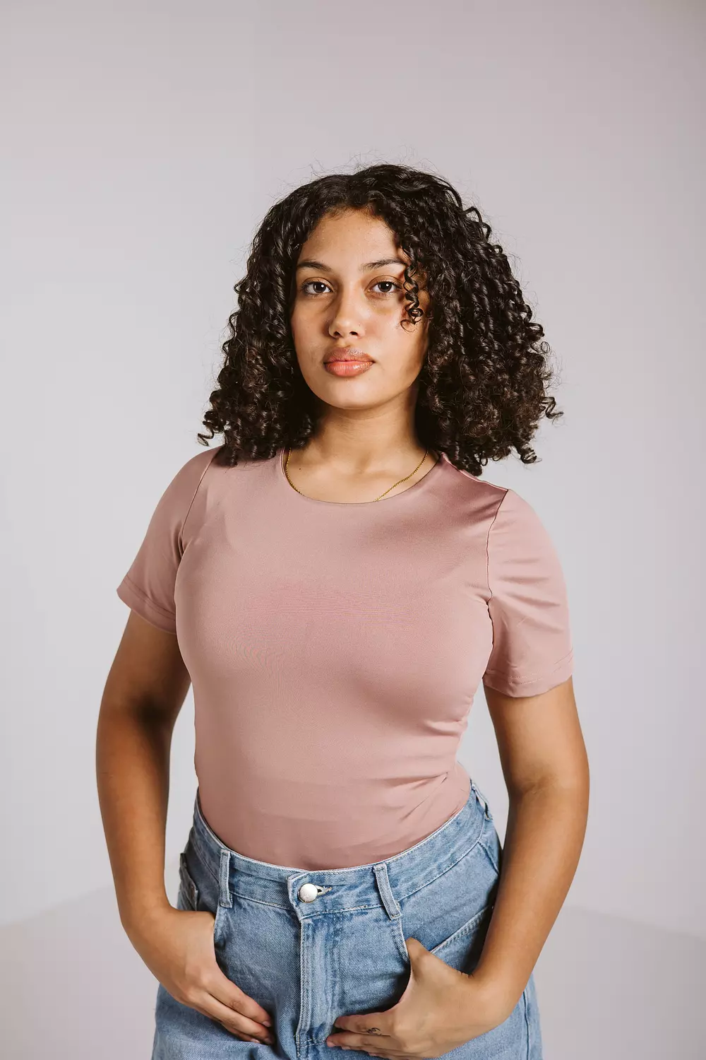 Round neck short sleeve velvet rose  3