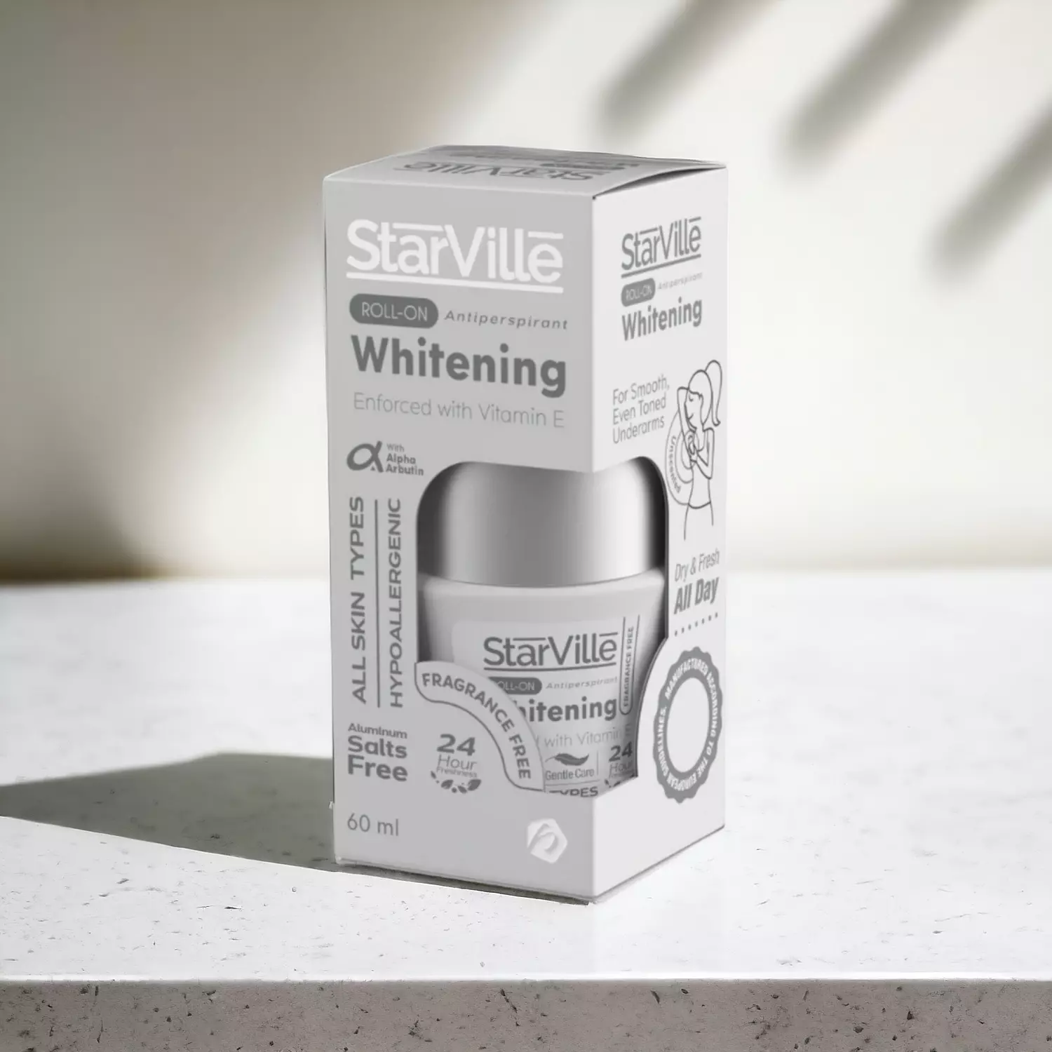 Starville Whitening Roll On Fragrance Free - 60 ml hover image