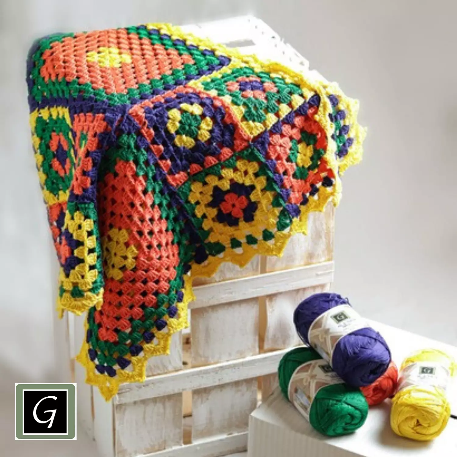 Colorful Granny Crochet Kit hover image