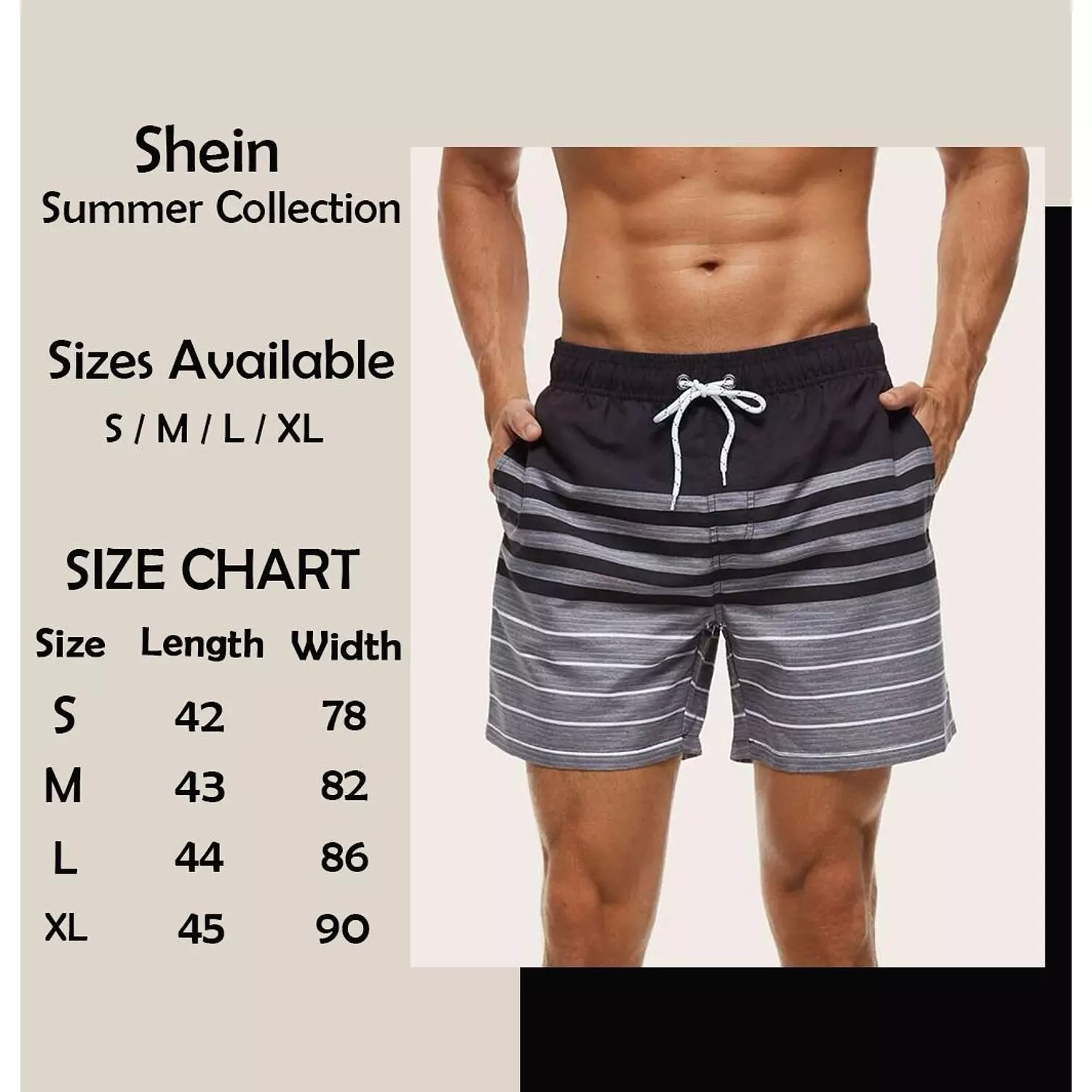 Shein Swim Short 3