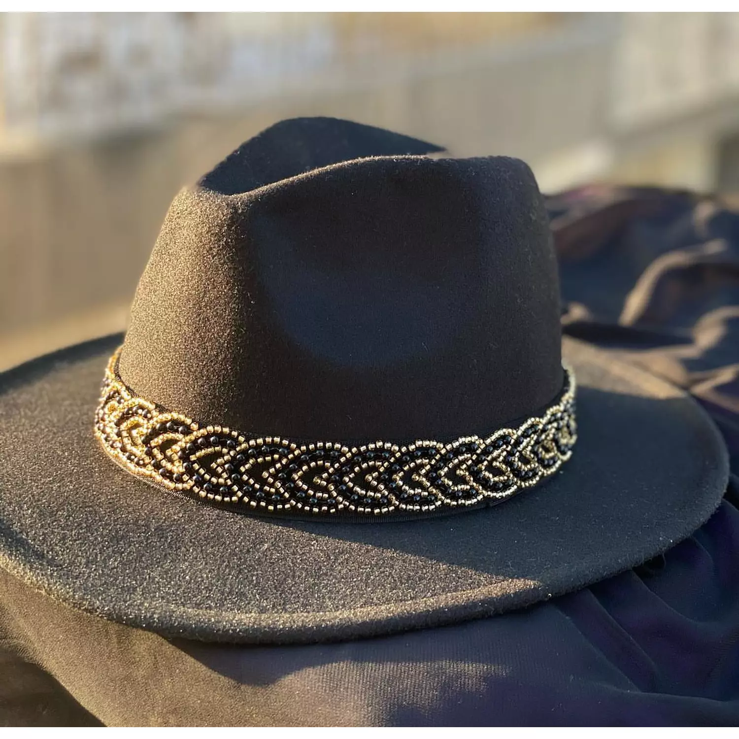 Beaded fedora  hover image