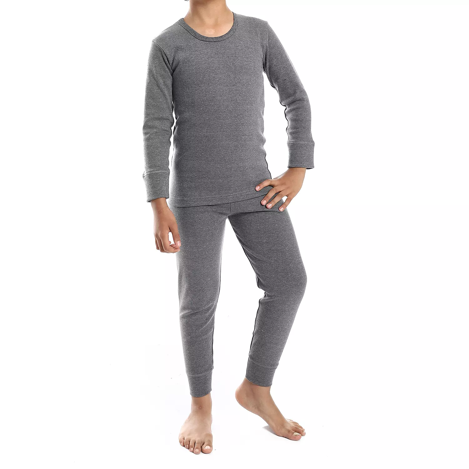 Shorto Kids Thermal Set - Dark Gray 0