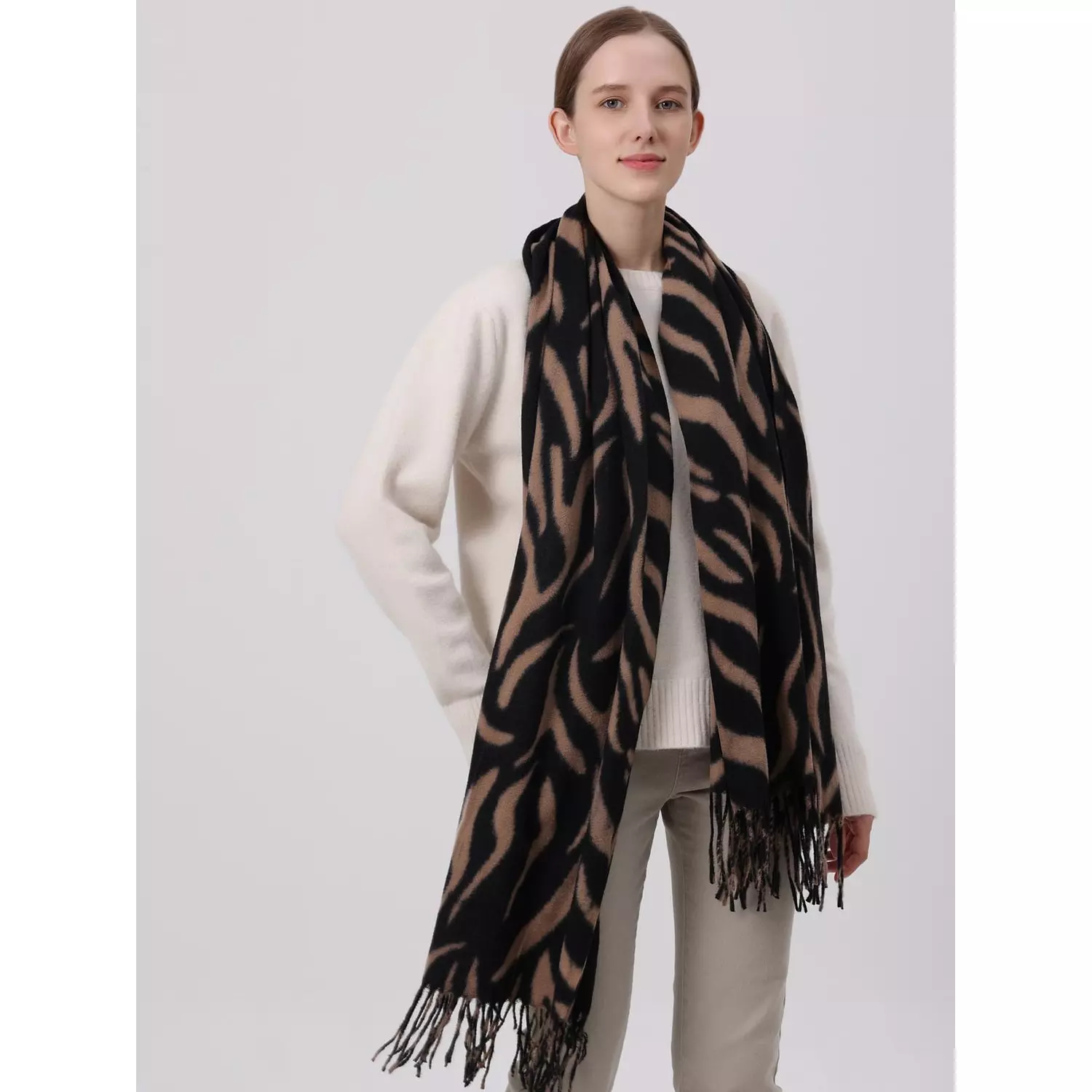 Zebra Scarf hover image