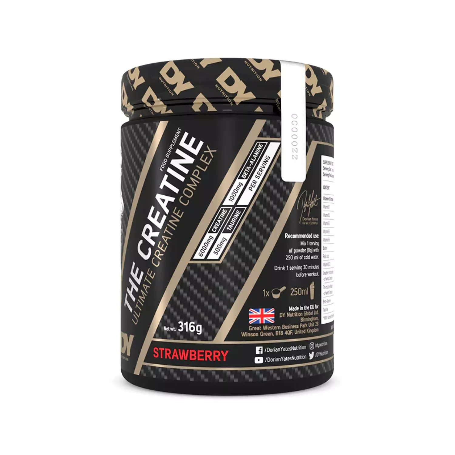 DY The Creatine 316g, 39 Servings 1