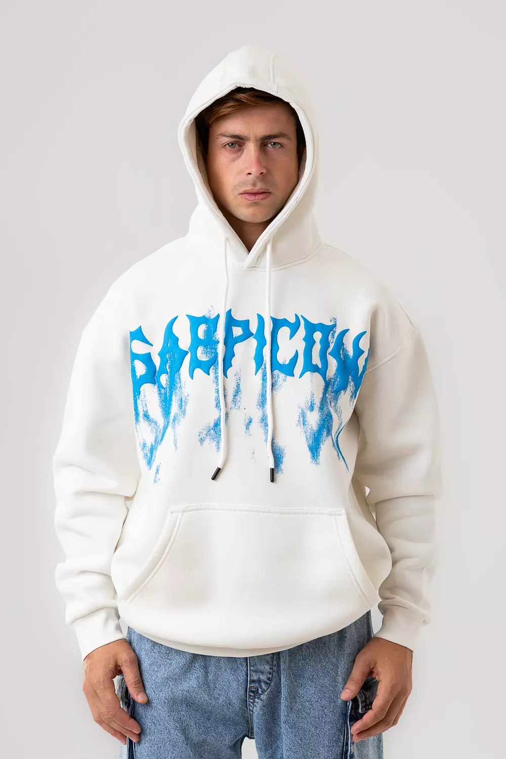 GRAFFITI FRONT PRINTED HOODIE 2