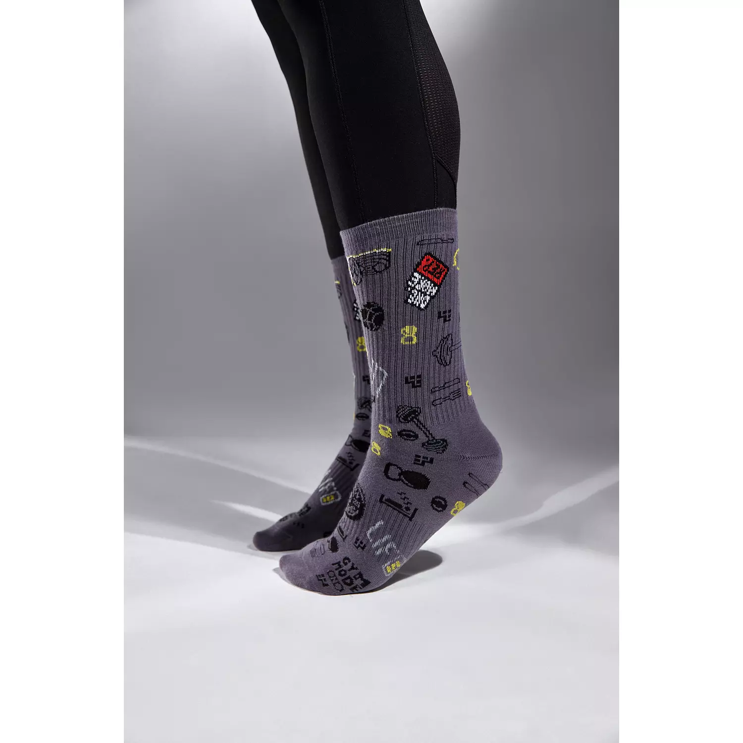 “EVERYDAY WORKOUT” SOCK IN GREY hover image