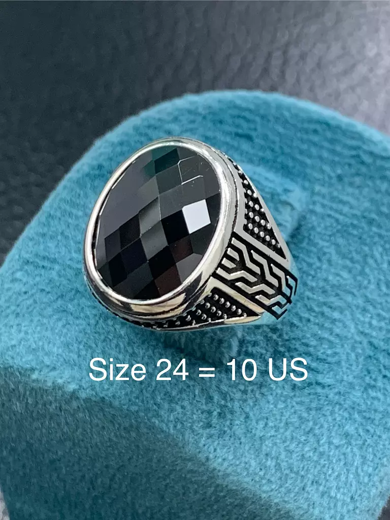 Black zercon ring