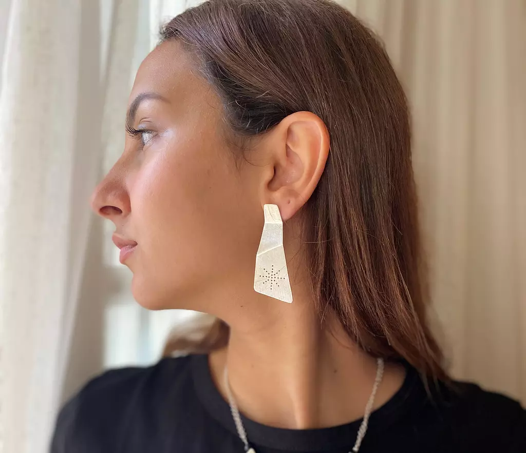 Modern Tally Earring