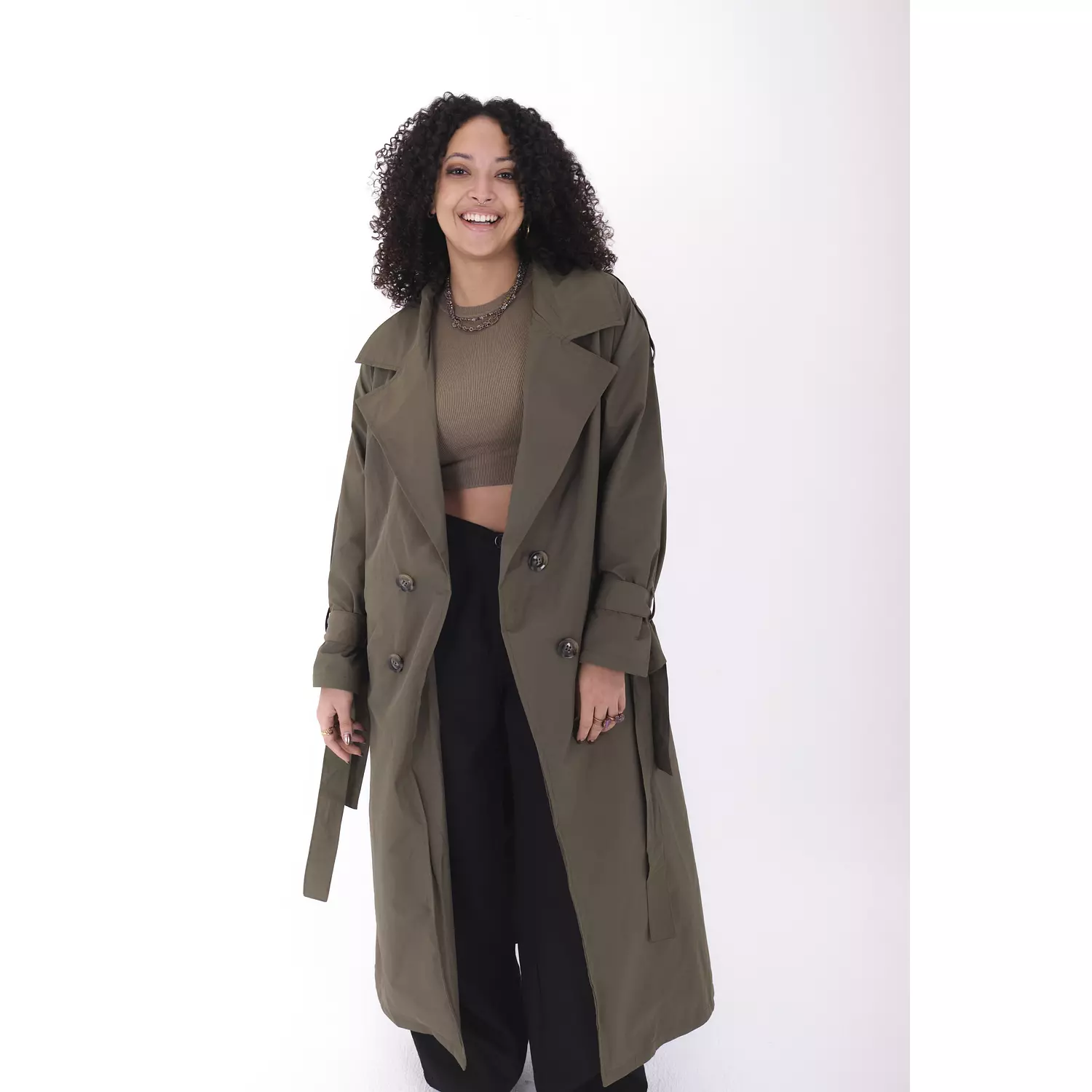 Trench coat - Olive  4