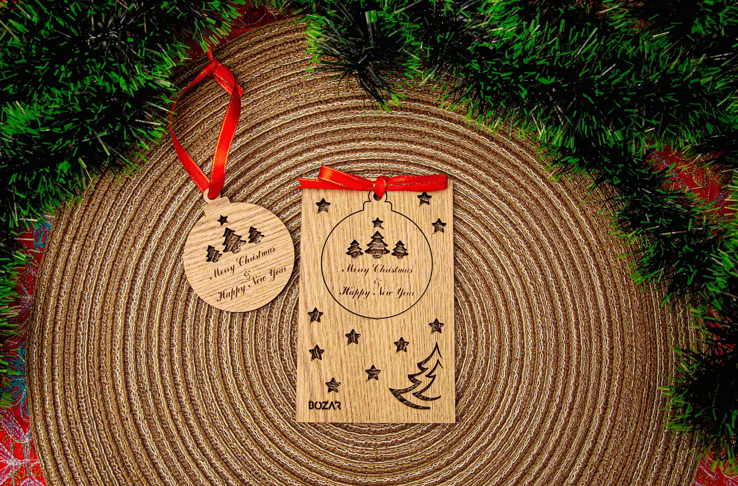 Christmas Ornament Gifts Card 2