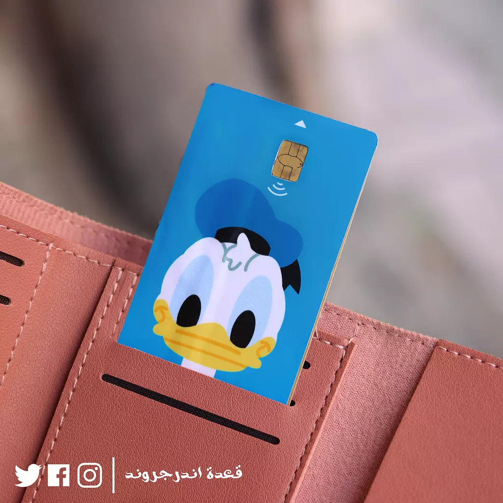 Visa Sticker - Donald Duck 