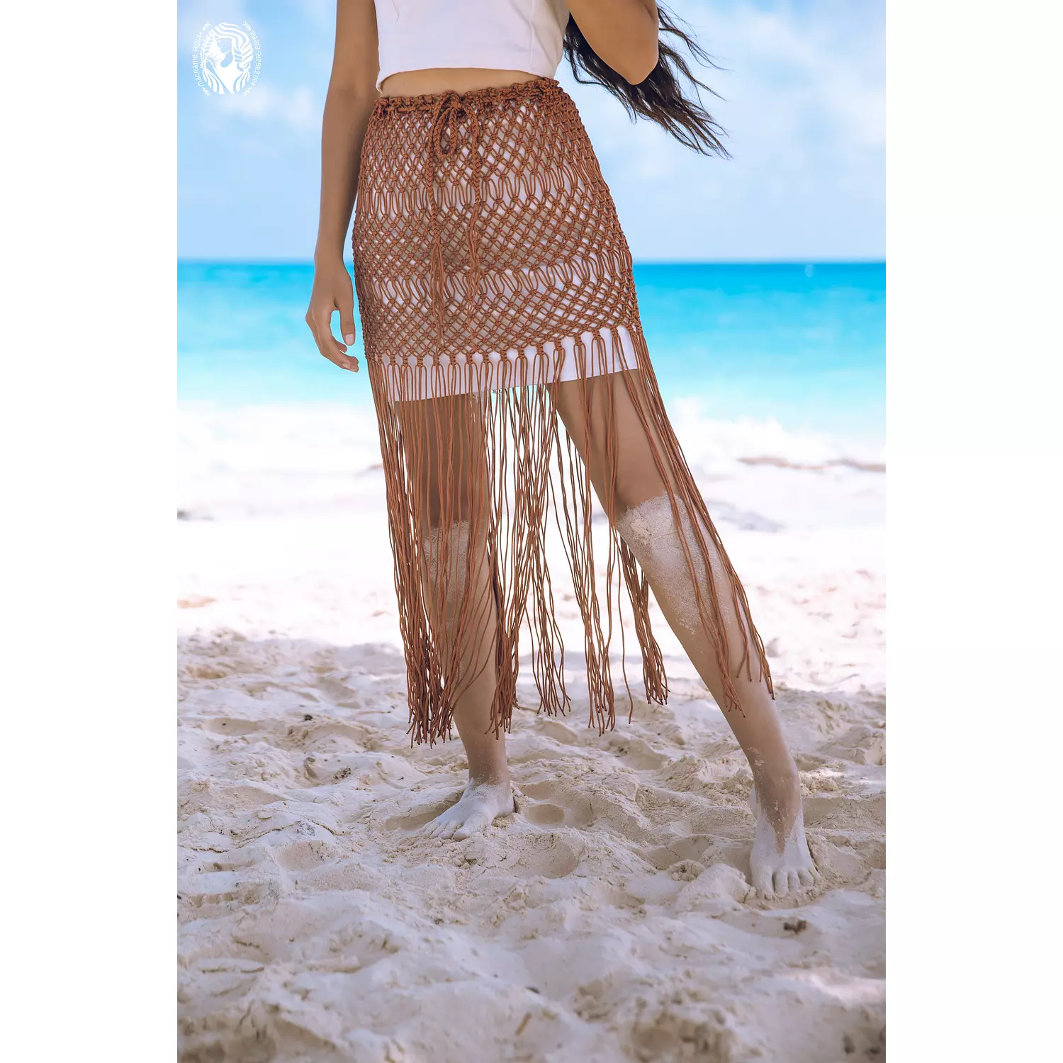 MACRAME ROWS SKIRT-2nd-img