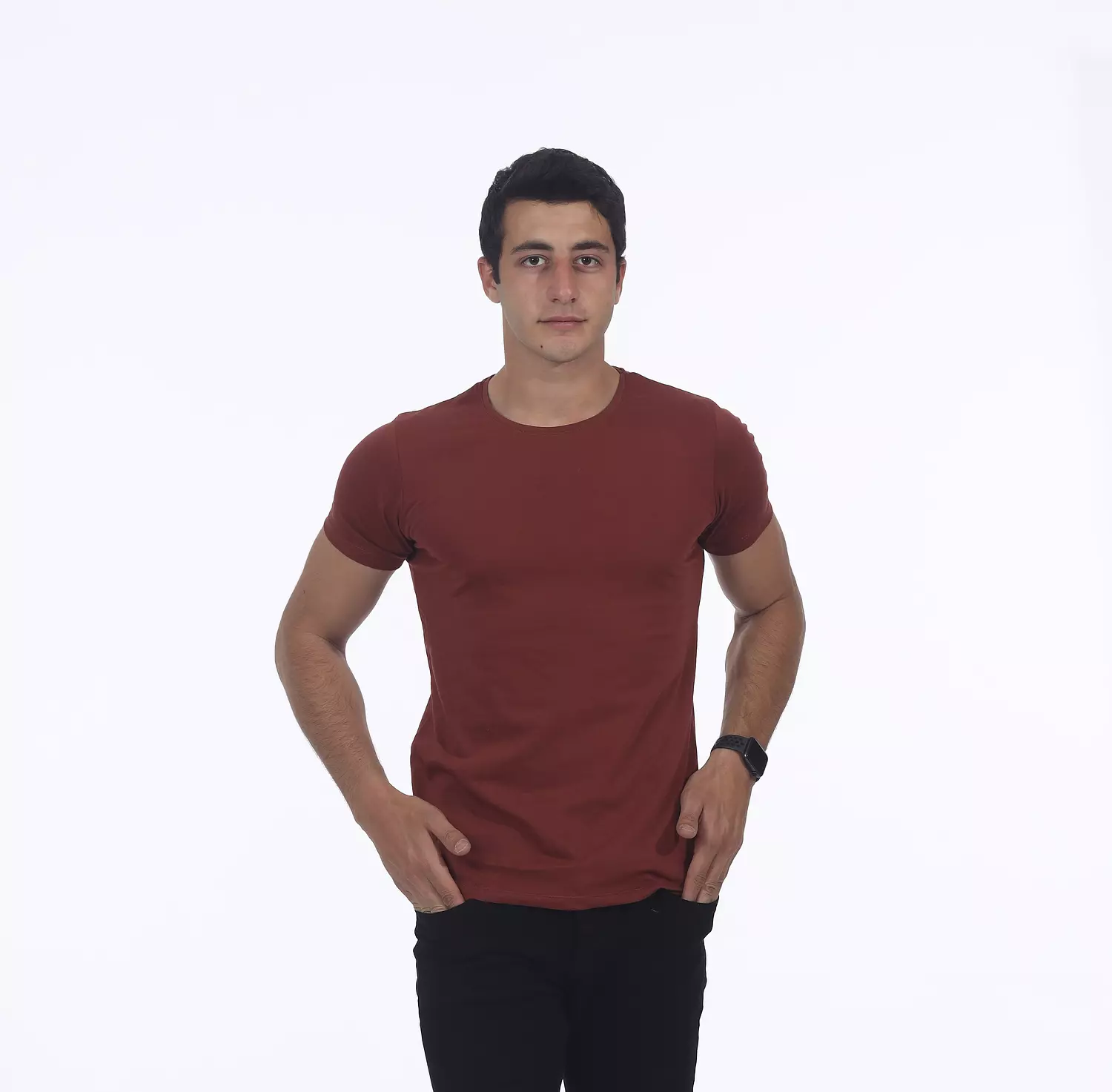 Basic Round Neck T-Shirt  2