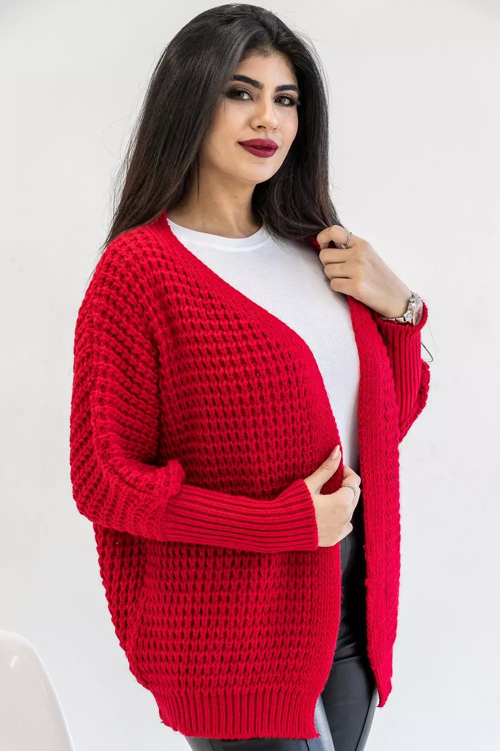 Wool knitting cardigan 7