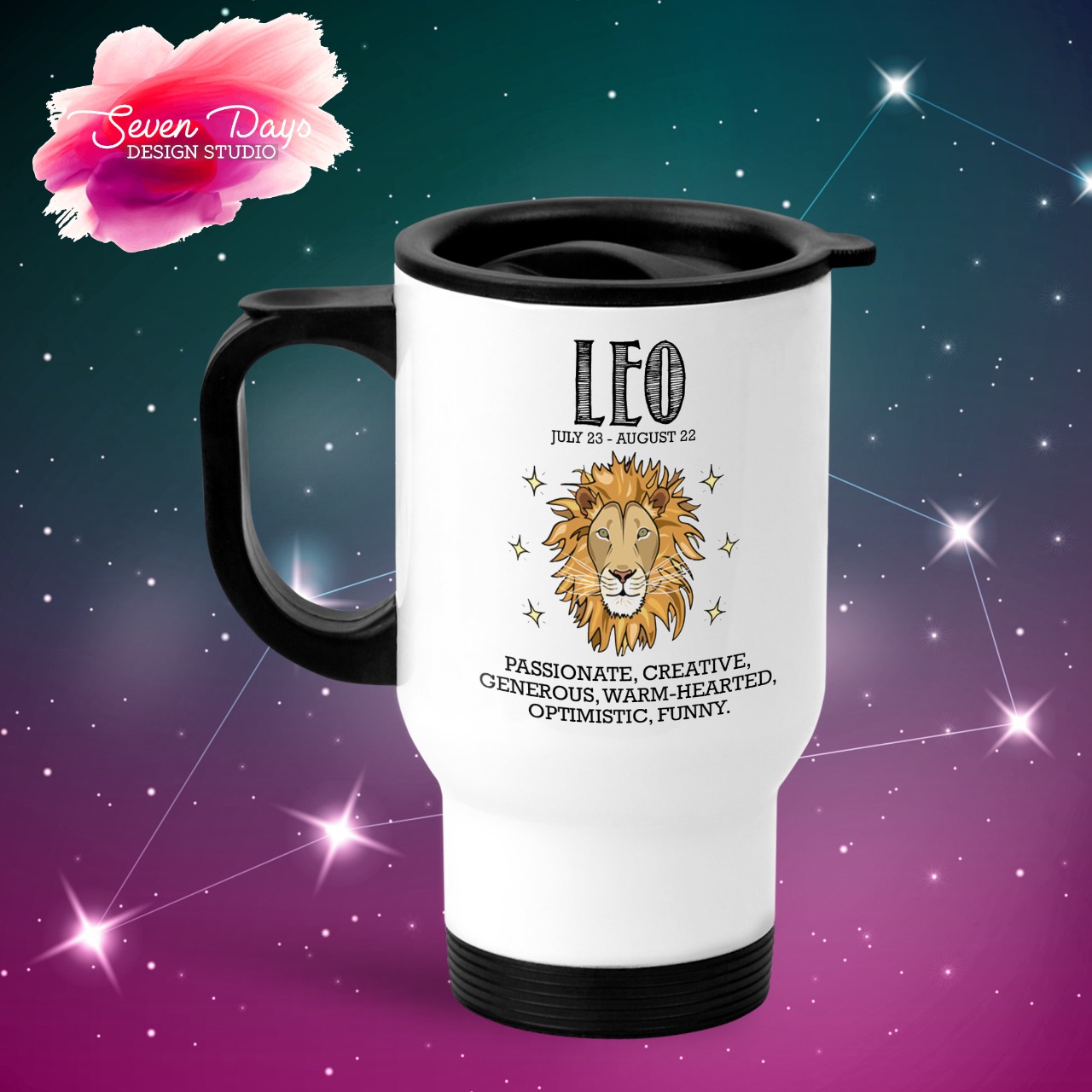 Leo Mug, Bottle or Travel Mug 1