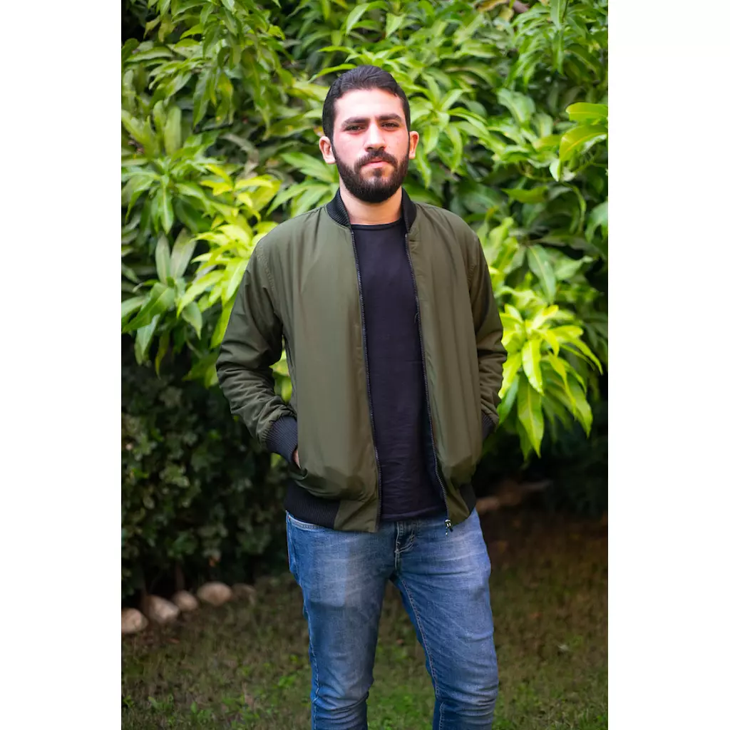 Olive Black Reversible Jacket