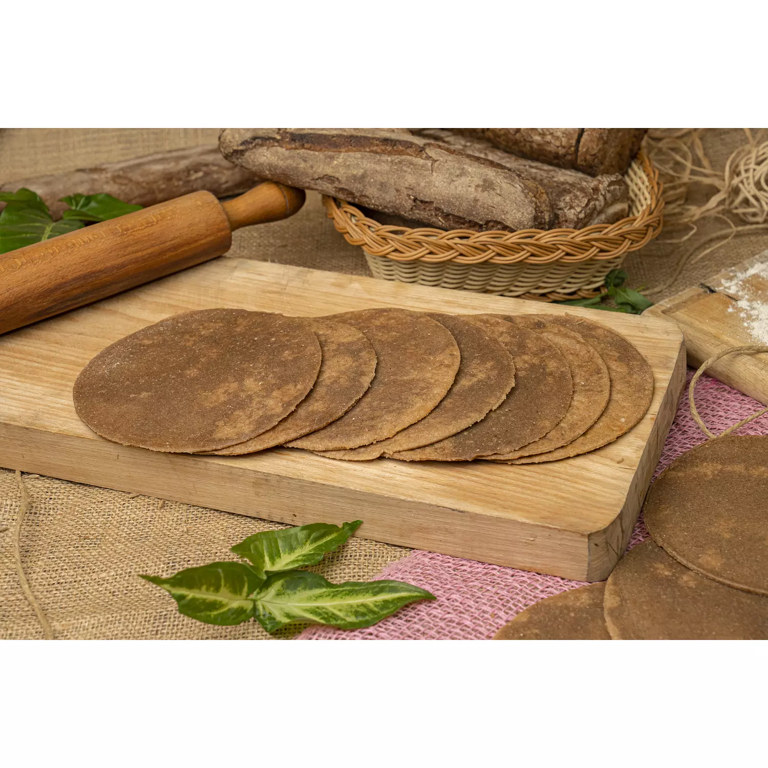 100% Organic Rye Flatbread (50g each-pack of 10)  hover image