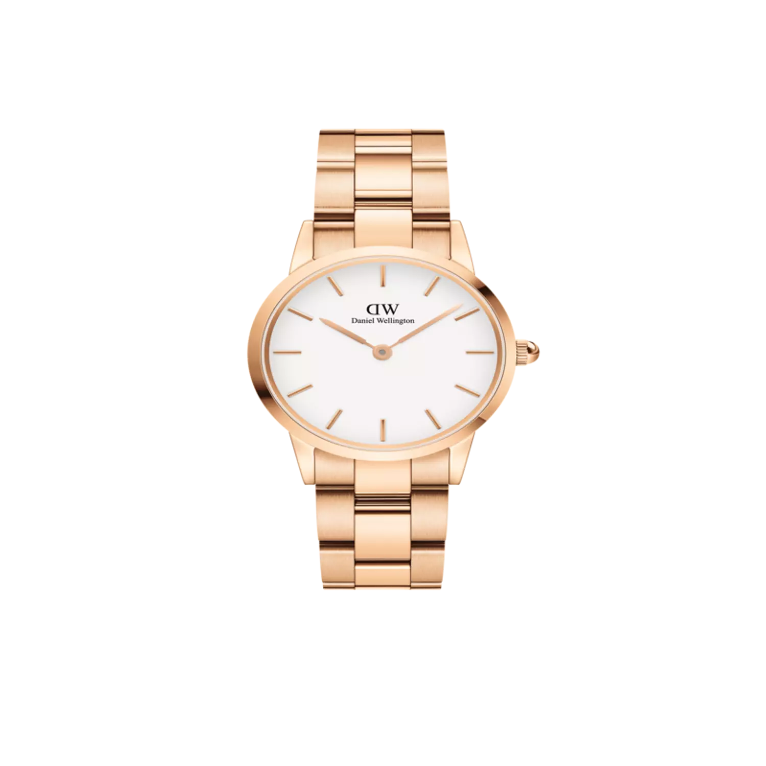 Daniel Wellington - Iconic Link Rose Gold 32mm White Dial - For Ladies  0
