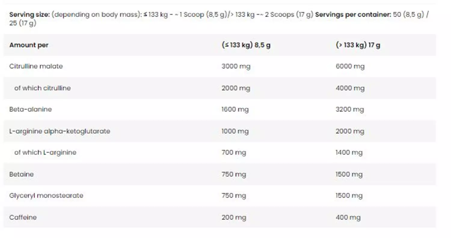 BAD ASS PRE WORKOUT 425GM 50-SERV 1