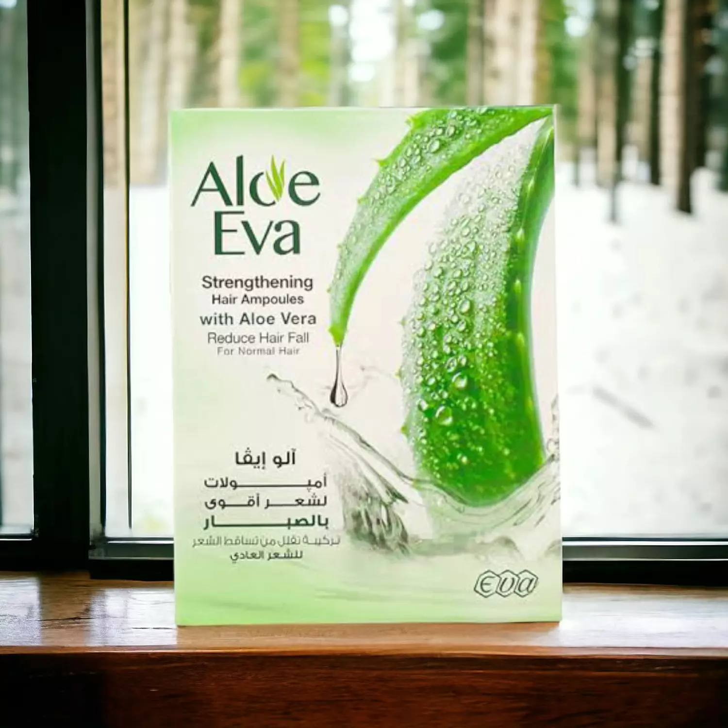 Aloe Eva Hair Strengthening Ampoules With Aloe Vera 15 ml (4 Ampoules) hover image