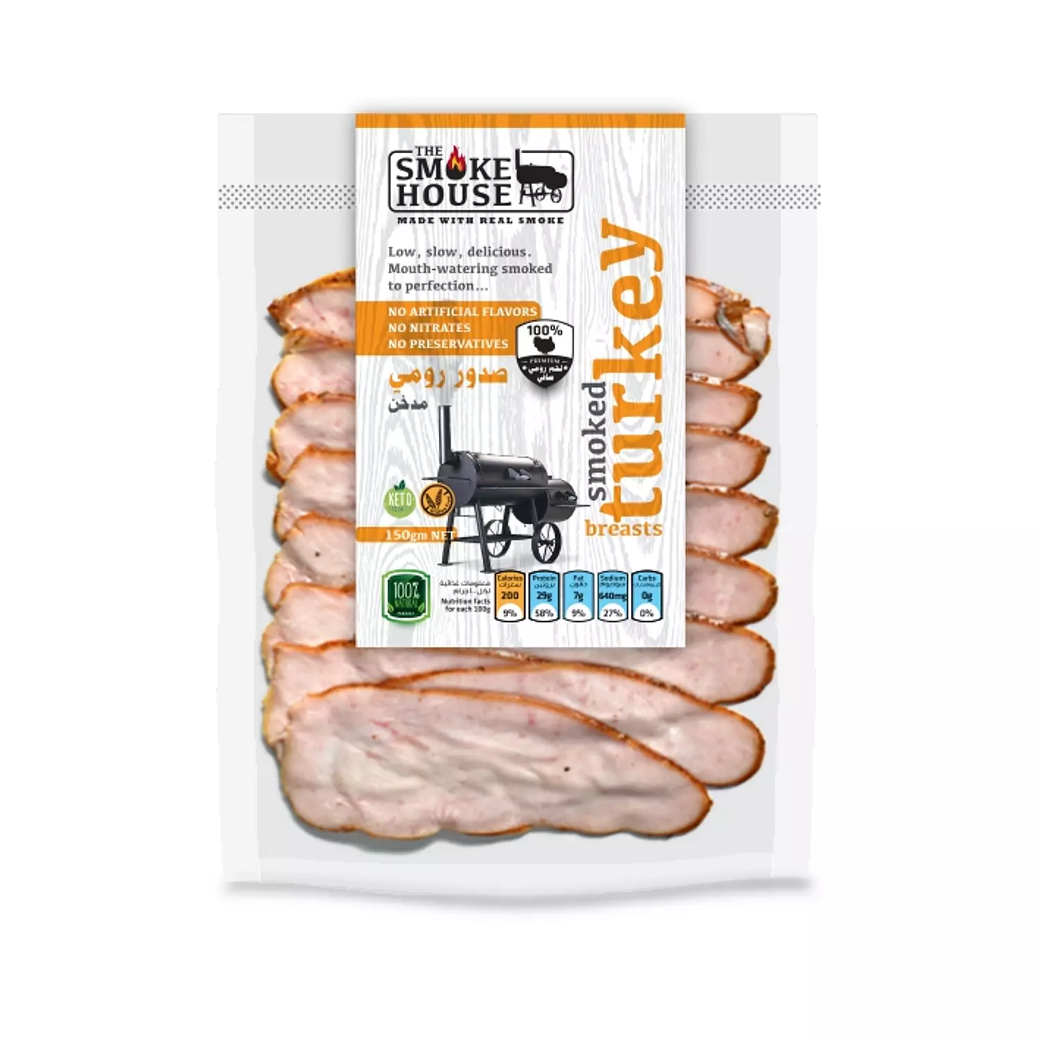 SmokedTurkey Breasts 150 gm Packs hover image