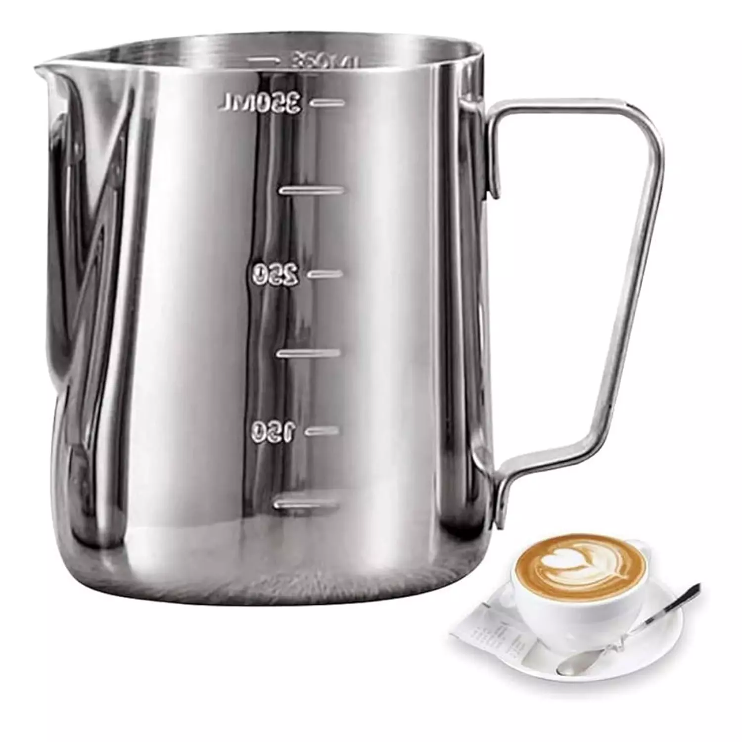 Stainless Steel 350 ML Milk Frothing Pitcher  hover image