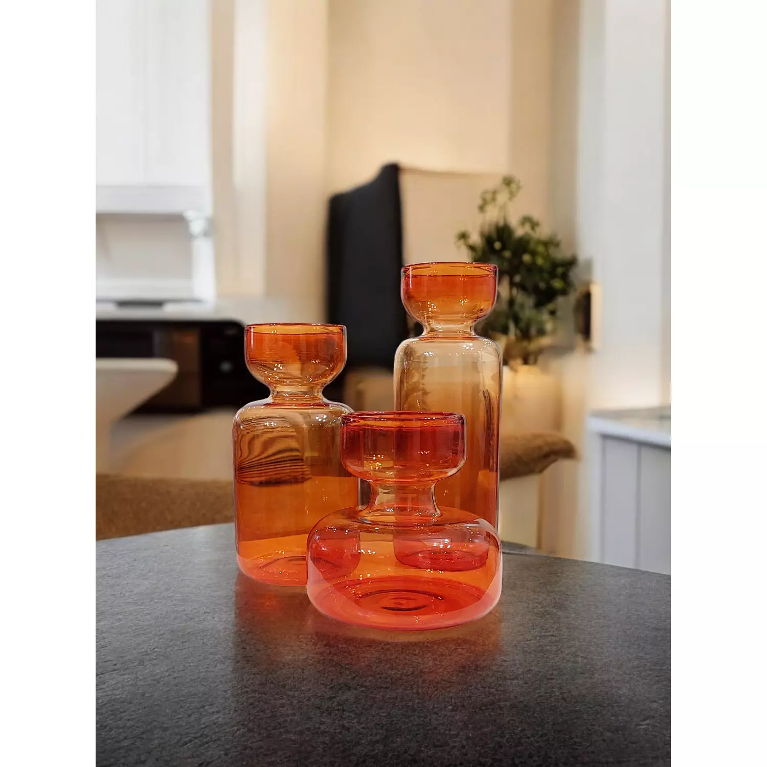 Orange Set ( Handmade Pyrex Glass) hover image