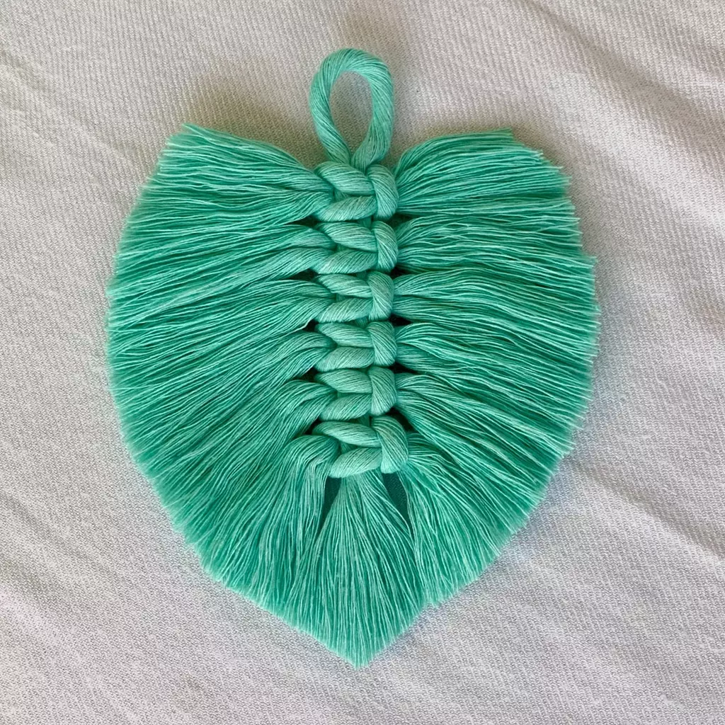 Macrame Single Leaf