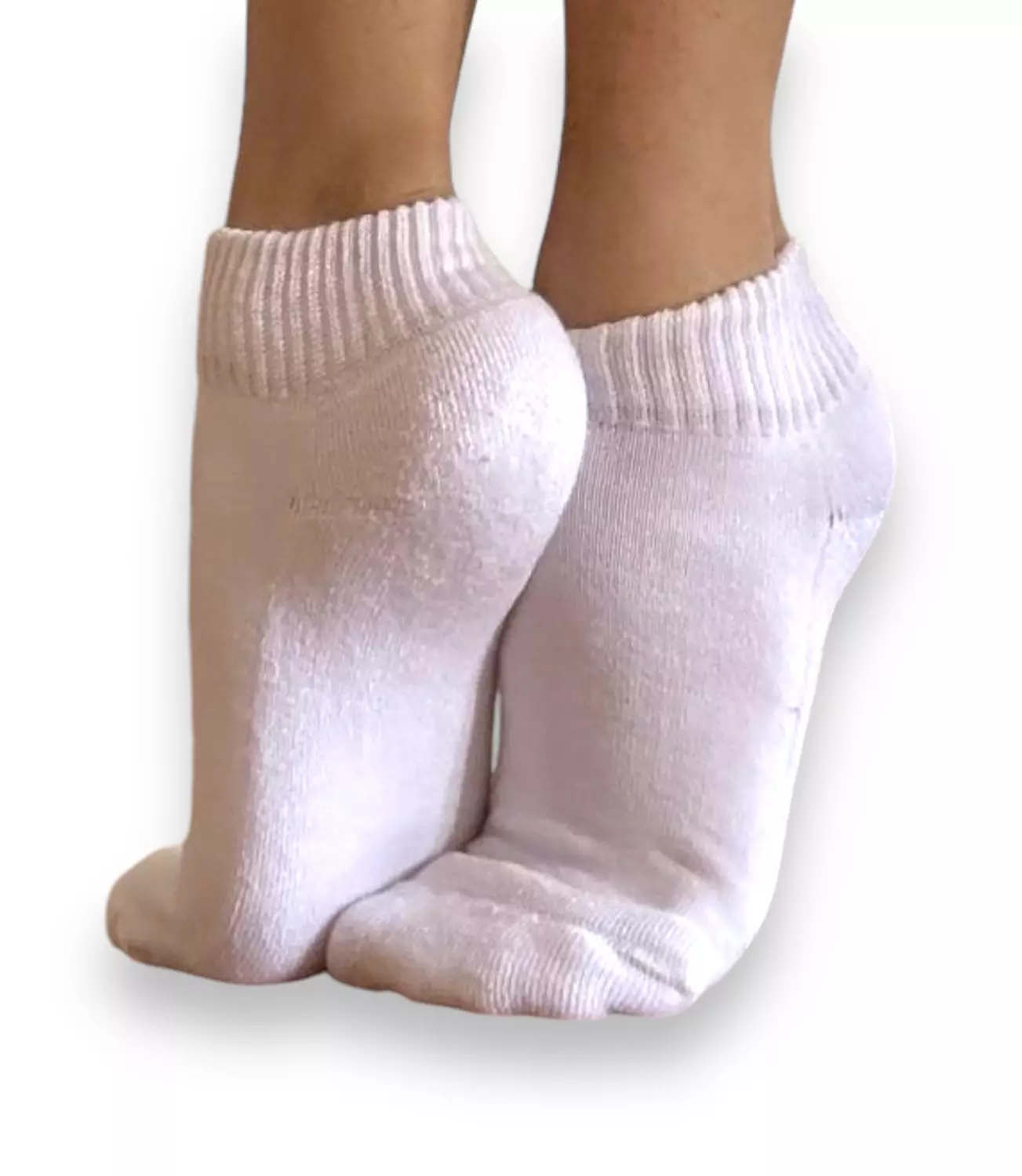 Thick Sole Low Cut Socks | White  hover image