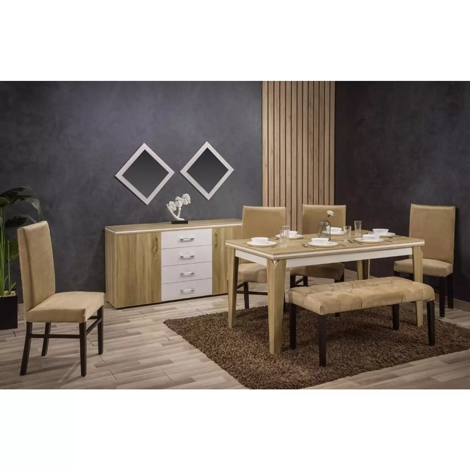 Dinning Room set 9 pieces - Artco.dn006 1