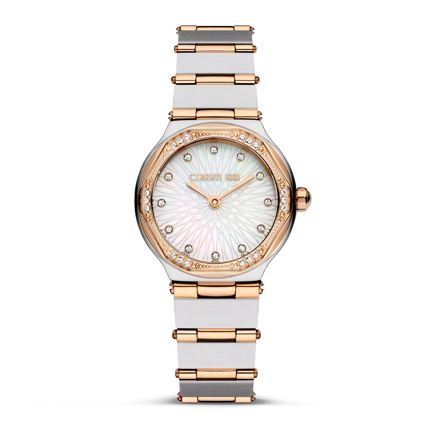 Cerruti 1881 Ladies Watch CIWLG0008501 26mm Silver rose gold 0