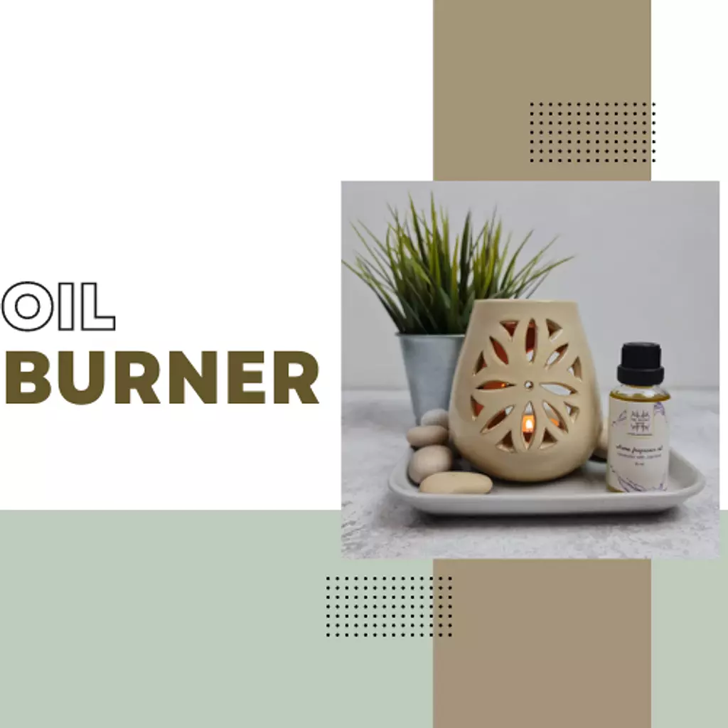 Beige Oil burner