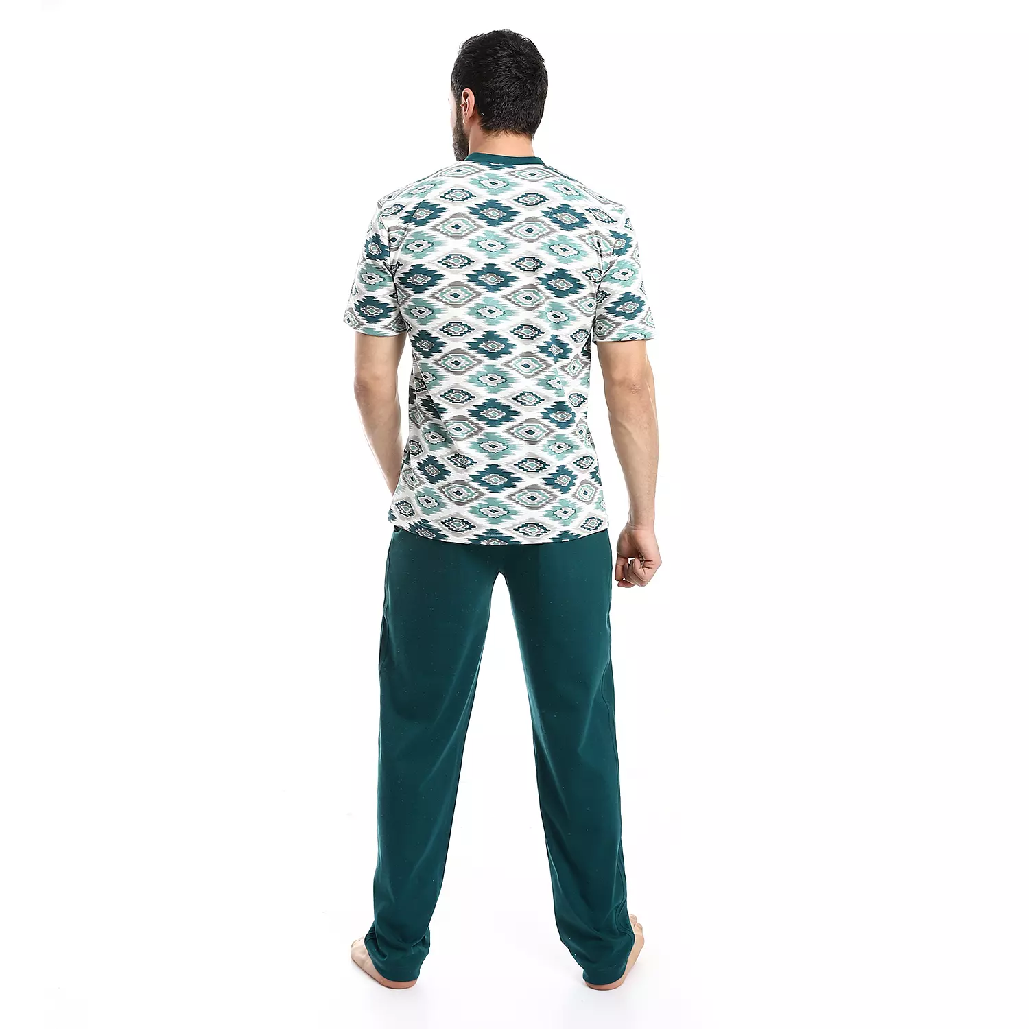 Men Printed Training - 2595 - Dark Green 3