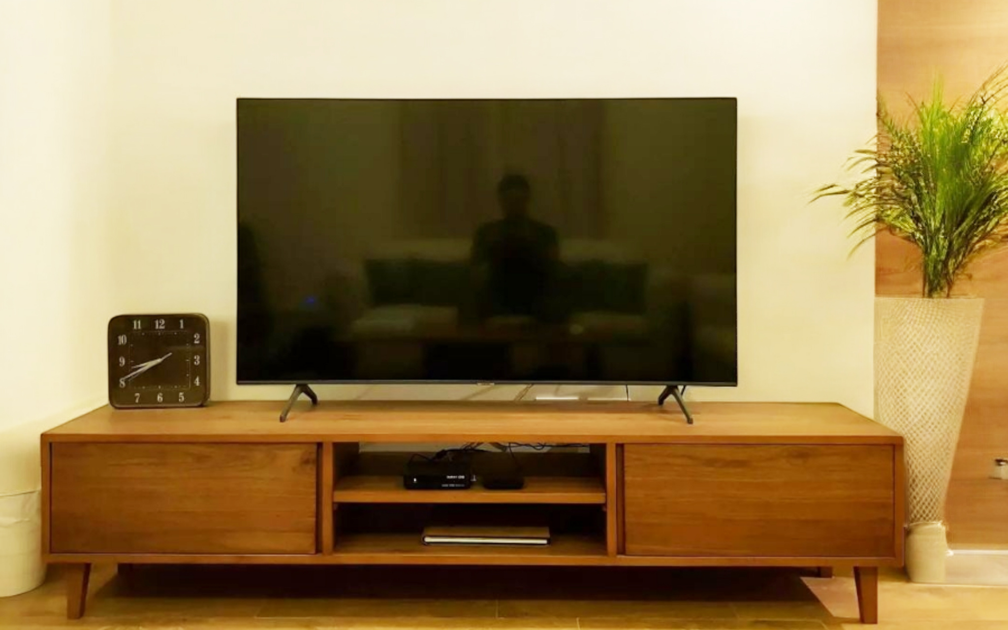 Walnut TV unit hover image