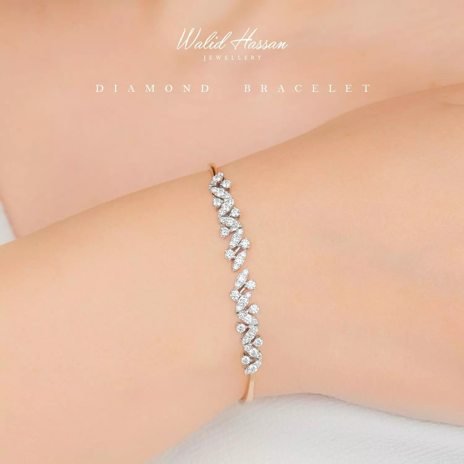 diamond bangle hover image