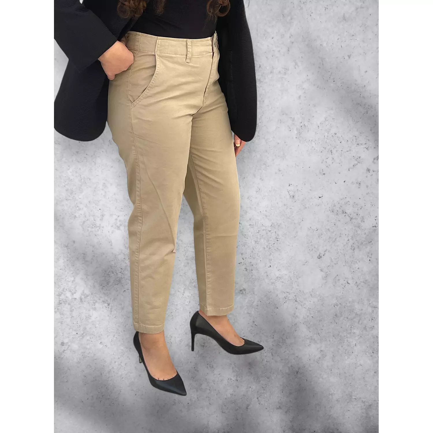 Formal Gabardine pants Boss beige   3