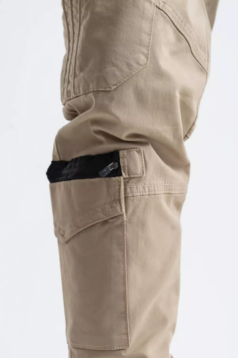 Multi Pocket Cargo Gabardine Pants 3