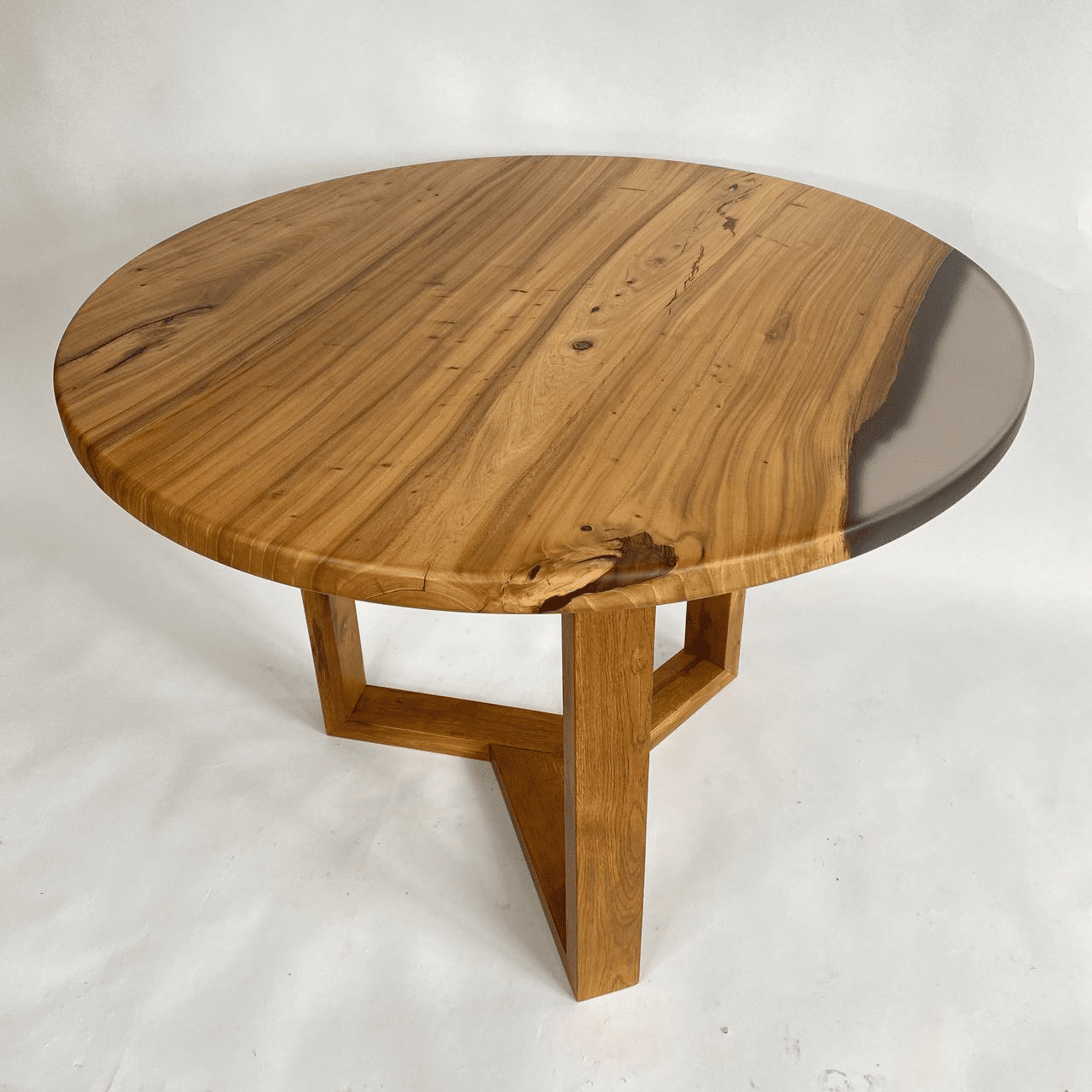 Wooden table hover image