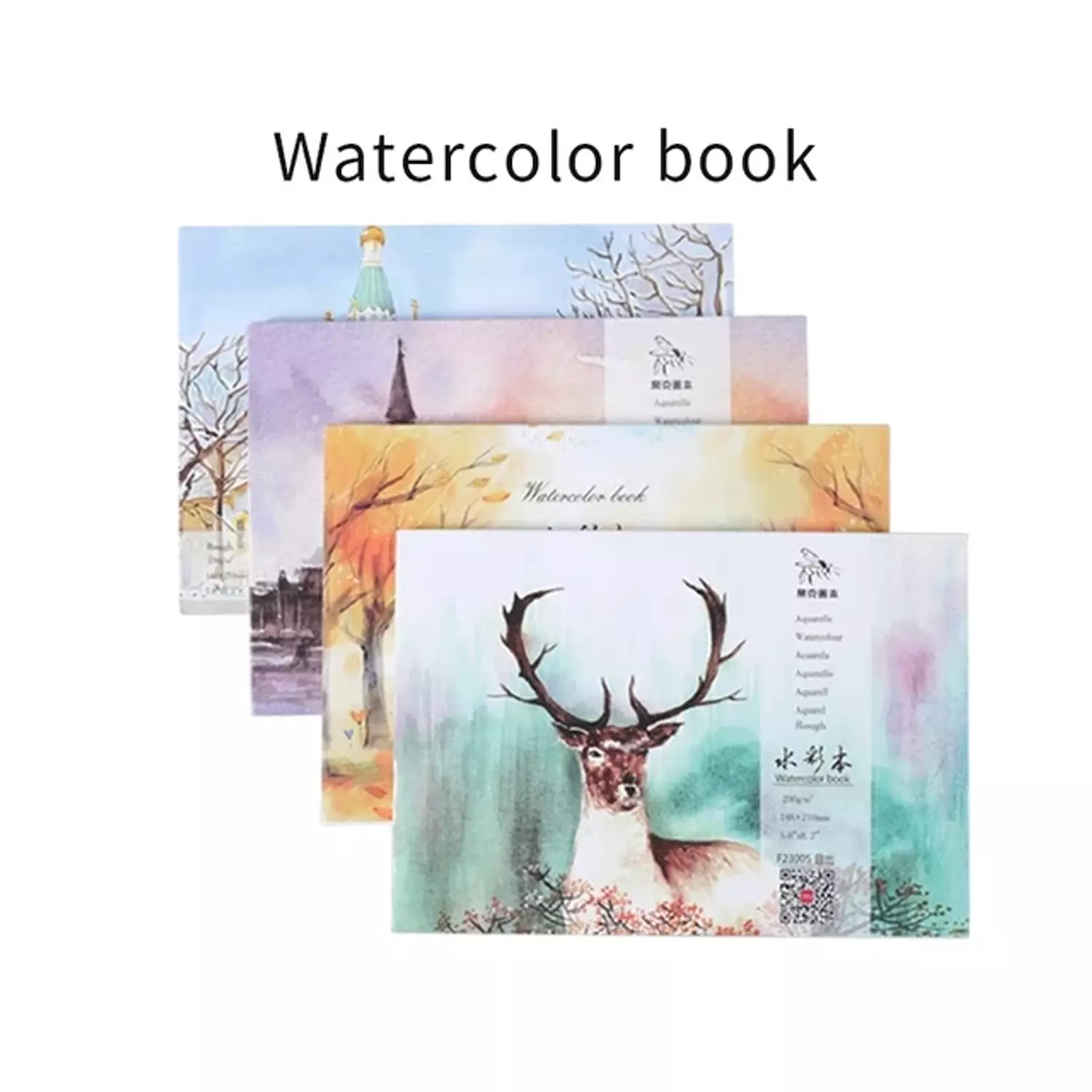 اسكتش رسم الوان مائية Watercolor Book 1