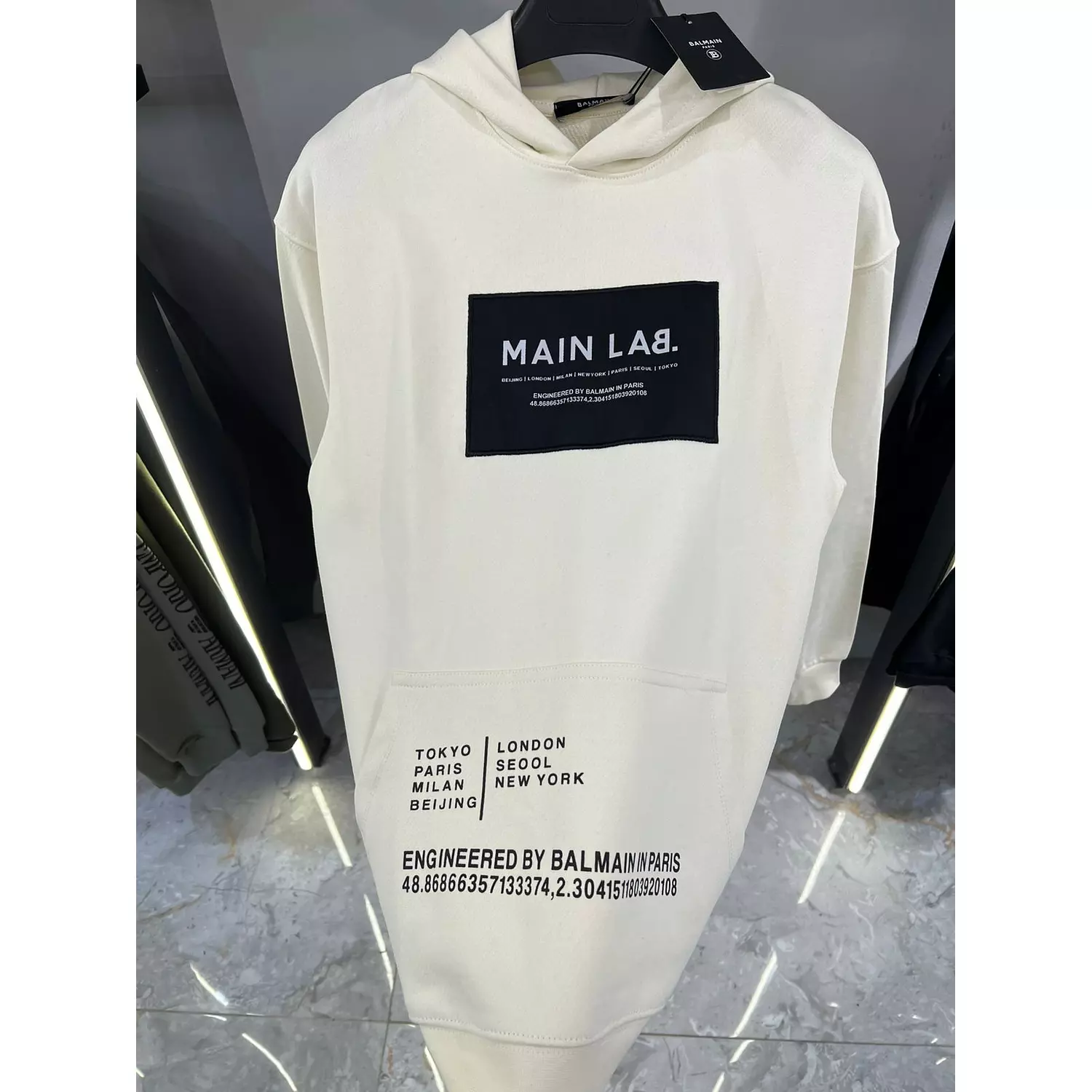 BALMAIN PARIS HOODIE /998 2