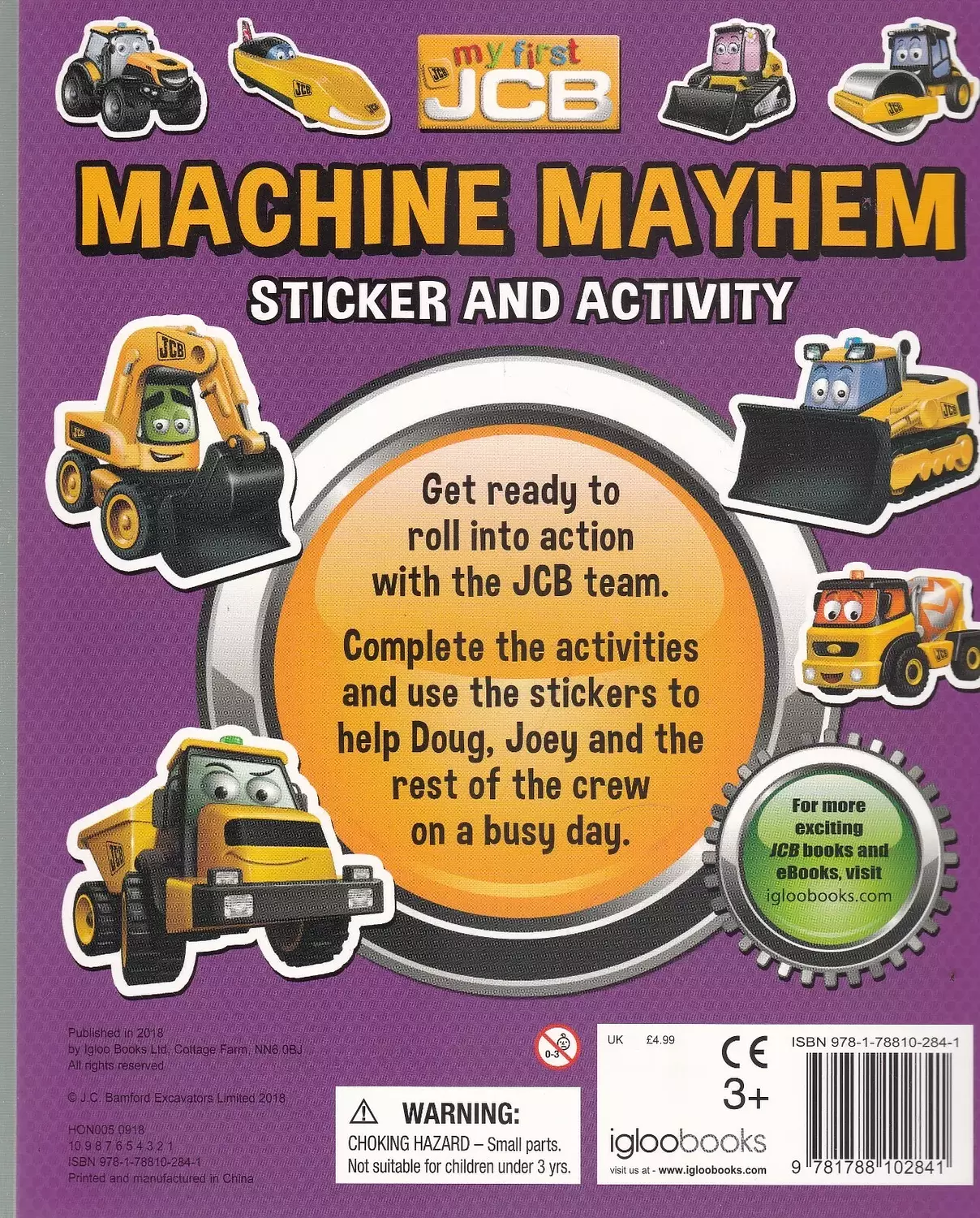 My First JCB: Machine Mayhem Sticker and Activity-2nd-img